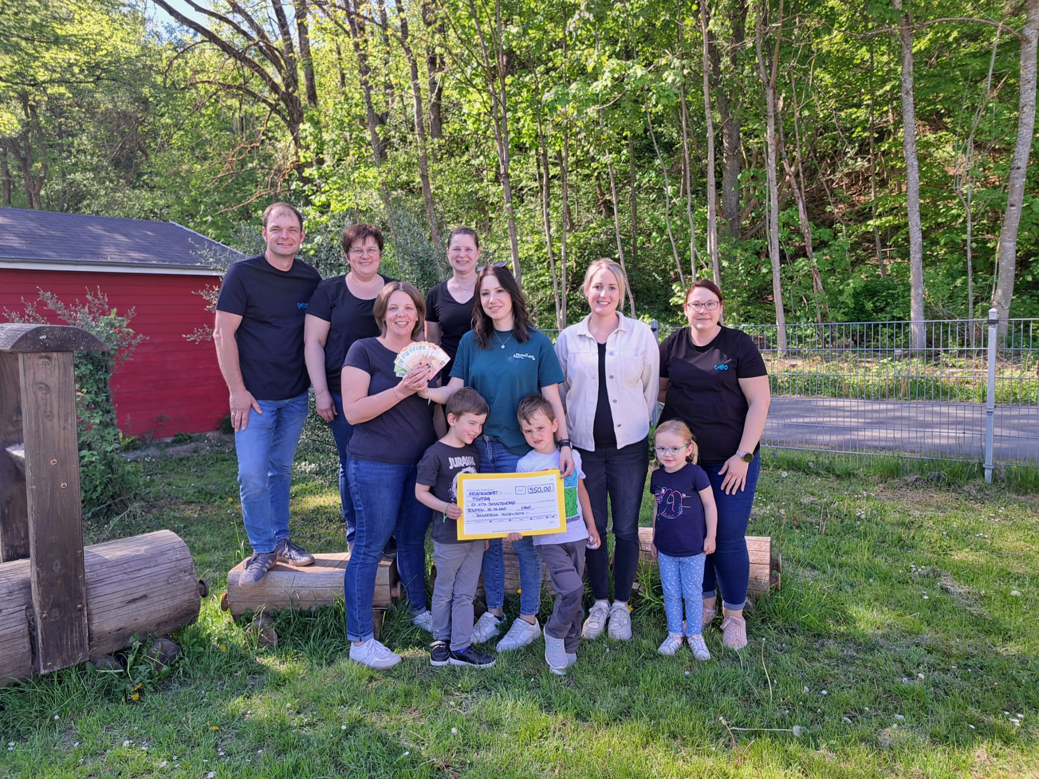 Spendenübergabe Frühjahr 2025 an den Förderverein der Ev.Kita Basaltzwerge Beilstein